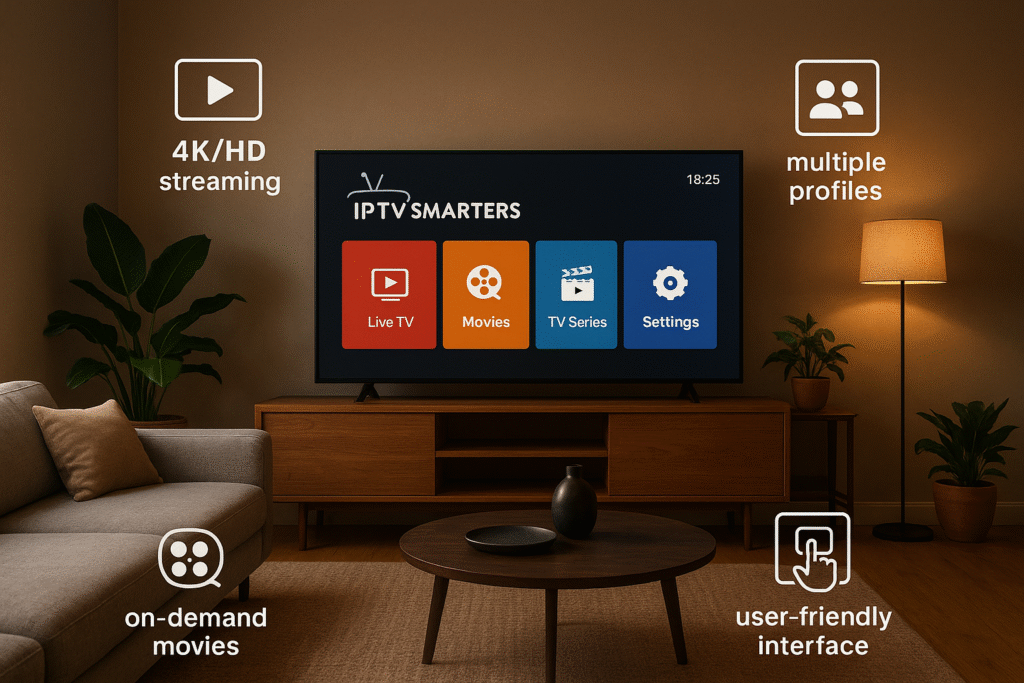 Voordelen van IPTV Smarters: hoge kwaliteit, live tv en on-demand films